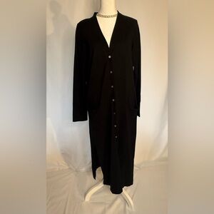 Vince Camuto Black Long Sleeve Dress